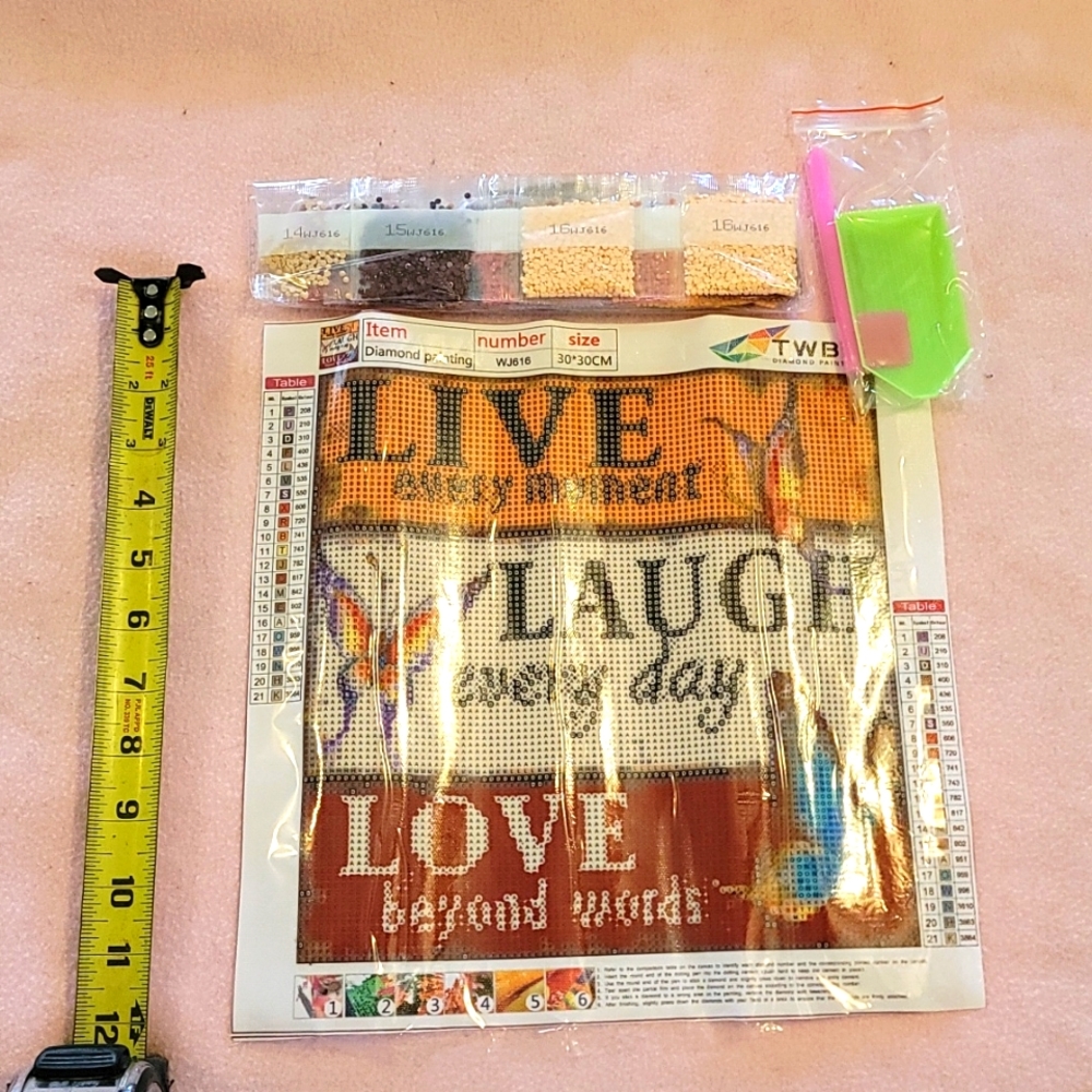 DIY diamond painting art 12"x12"